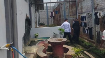 Hari Pertama Bertugas, Ka. KPLP Lapas Binjai Kontrol Blok Hunian & Area Layanan Kunjungan